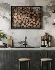 Plakat - Wood Logs 03 - Admen.dk