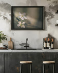 Plakat - White Flowers 6 - Admen.dk