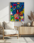 Plakat - Girl At the Stairs - Admen.dk