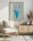 Plakat - Ski Sundae