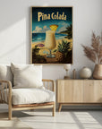 Poster - Pina Colada Vintage