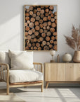 Plakat - Wood Logs 02 - Admen.dk