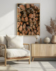Plakat - Wood Logs 01 - Admen.dk