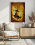 Poster - Windmill - Sepia Illustration 66