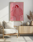 Plakat - The Woman With the Striped Pyjama