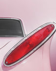 Poster - US classic car 1961 Comet tail fin abstract