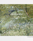 Poster - River Bank In Springtime (1887) Horizontal