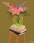 Plakat - Floral Vase - Admen.dk