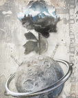 Poster - Flower01black1