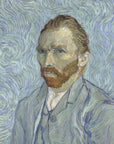 Plakat - Vincent Van Gogh's Self Portrait (1889) - Admen.dk