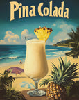 Poster - Pina Colada Vintage