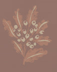 Poster - Textured Mocha Foliage