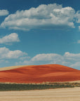 Plakat - Red Mountain and Crops 01 - Admen.dk
