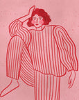 Plakat - The Woman With the Striped Pyjama