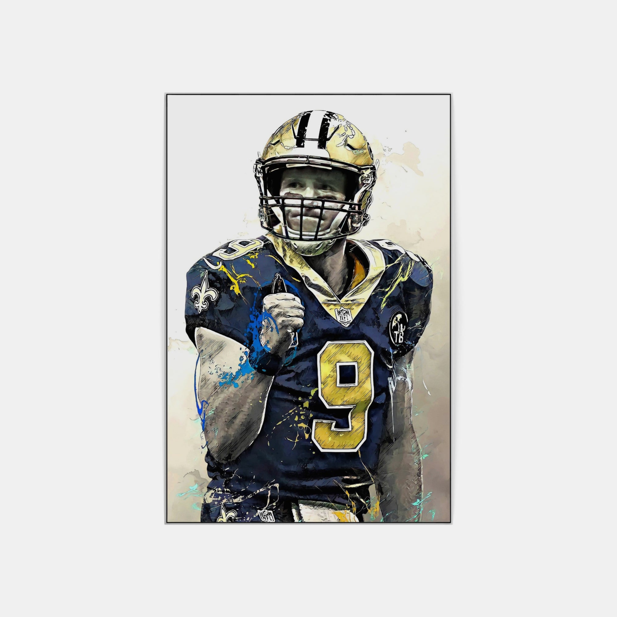 Plakat - Drew Brees - admen.dk