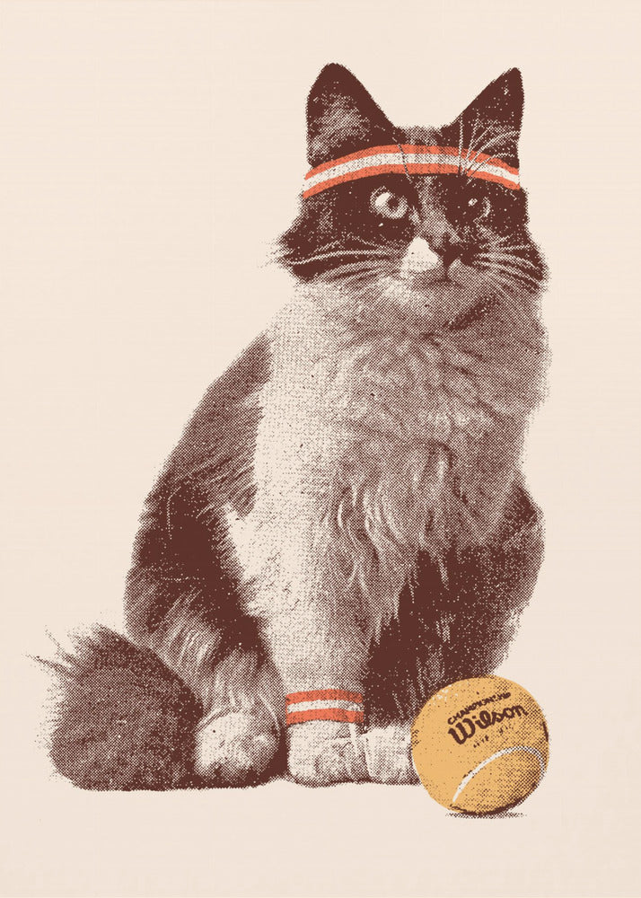 Plakat - Chat Tennis - Admen.dk