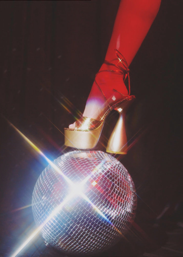 Poster - Groovy Shoe and Disco Ball