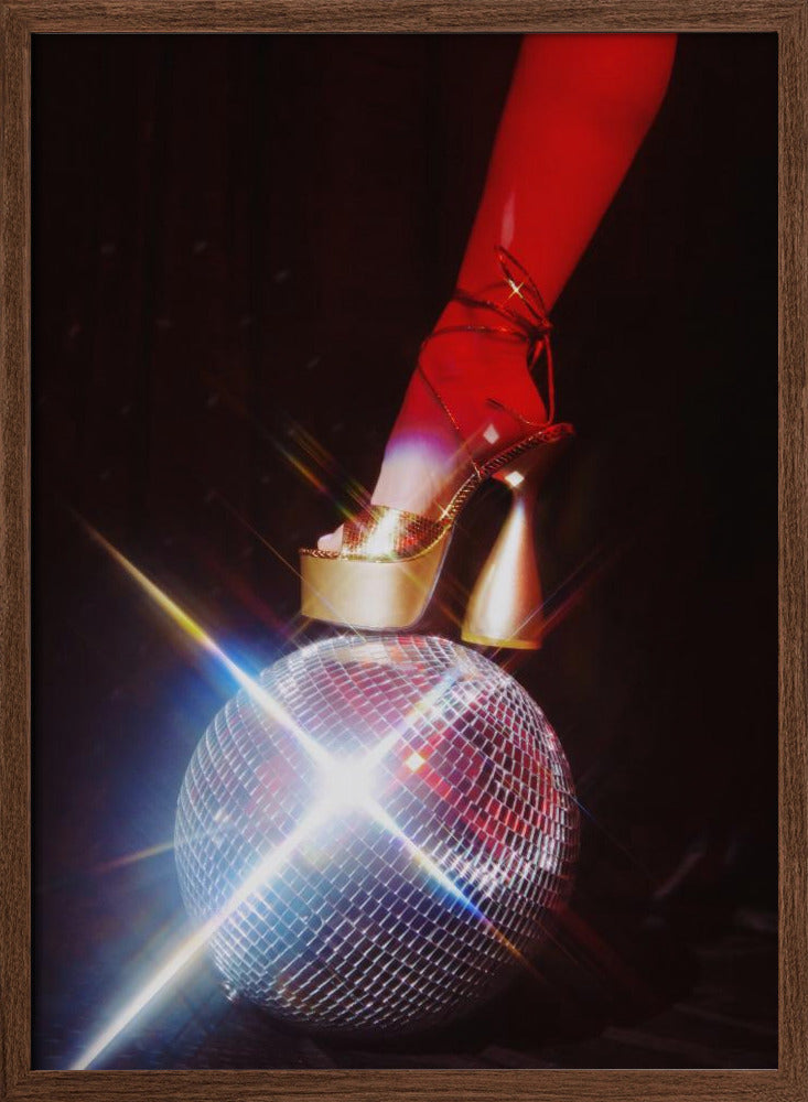 Poster - Groovy Shoe and Disco Ball