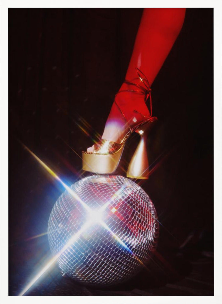 Poster - Groovy Shoe and Disco Ball