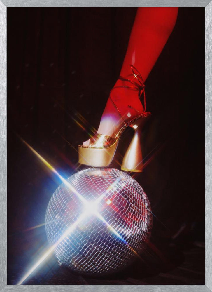 Poster - Groovy Shoe and Disco Ball