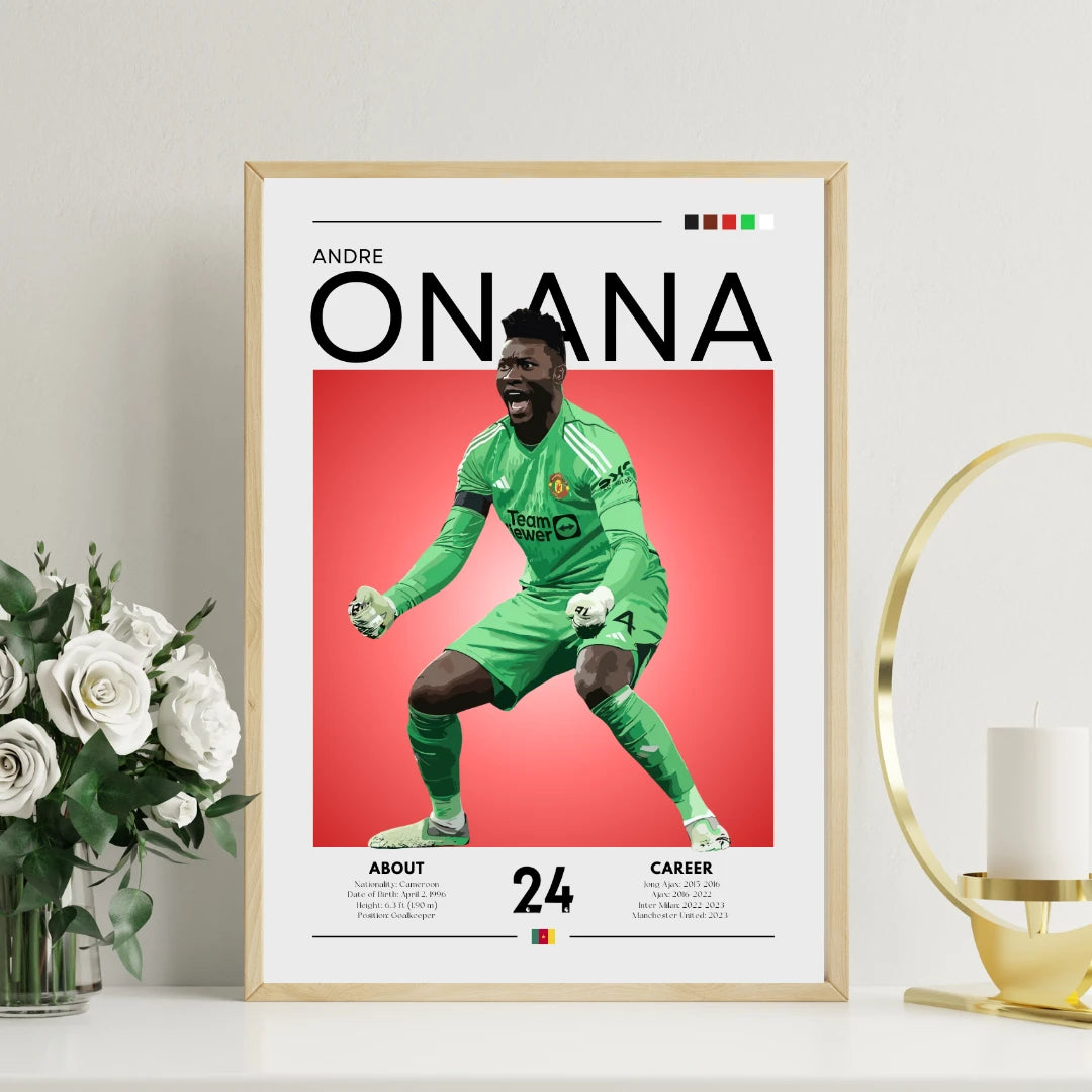 Poster - Andre Onana graphic look