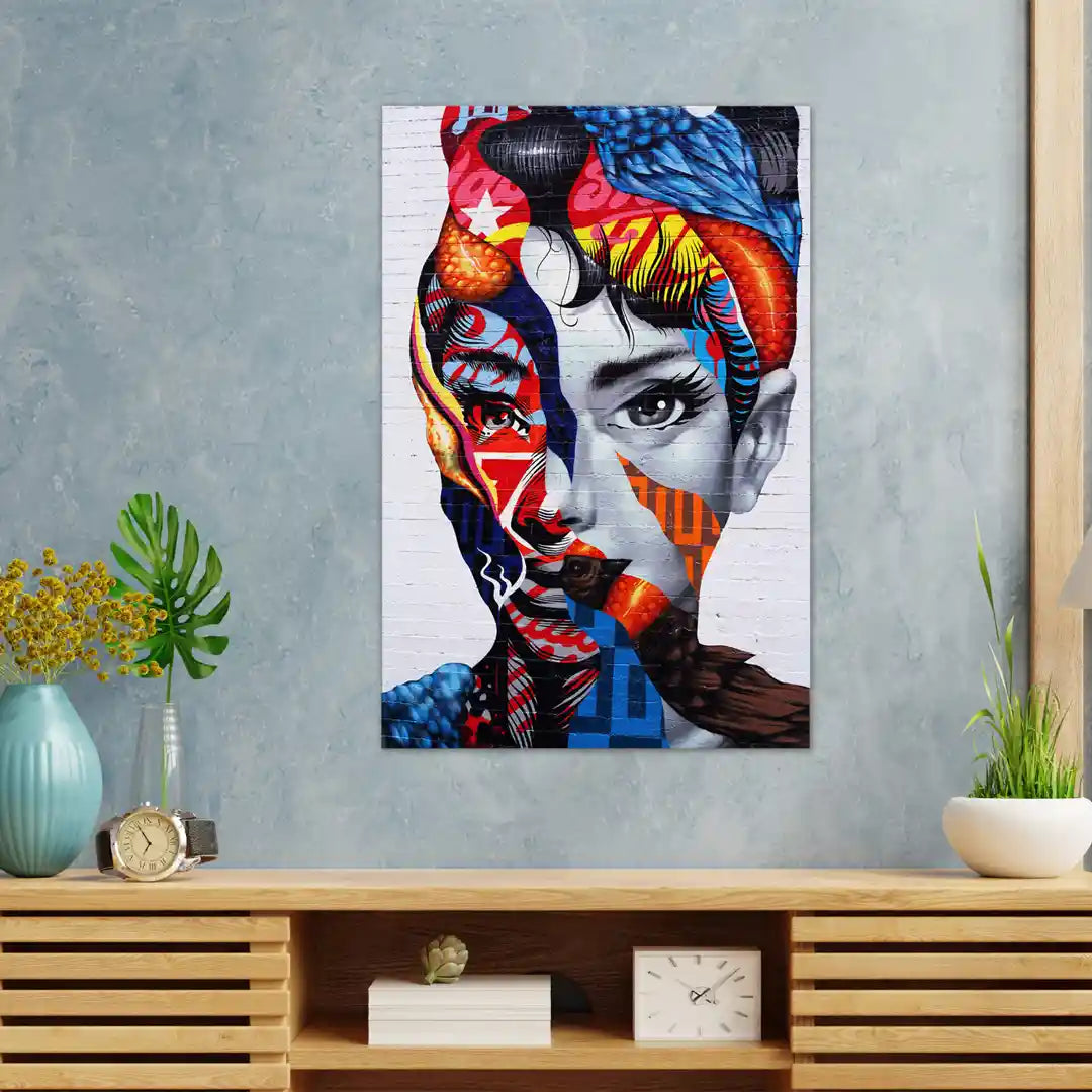 Plakat - Audrey of Mulberry street art - admen.dk