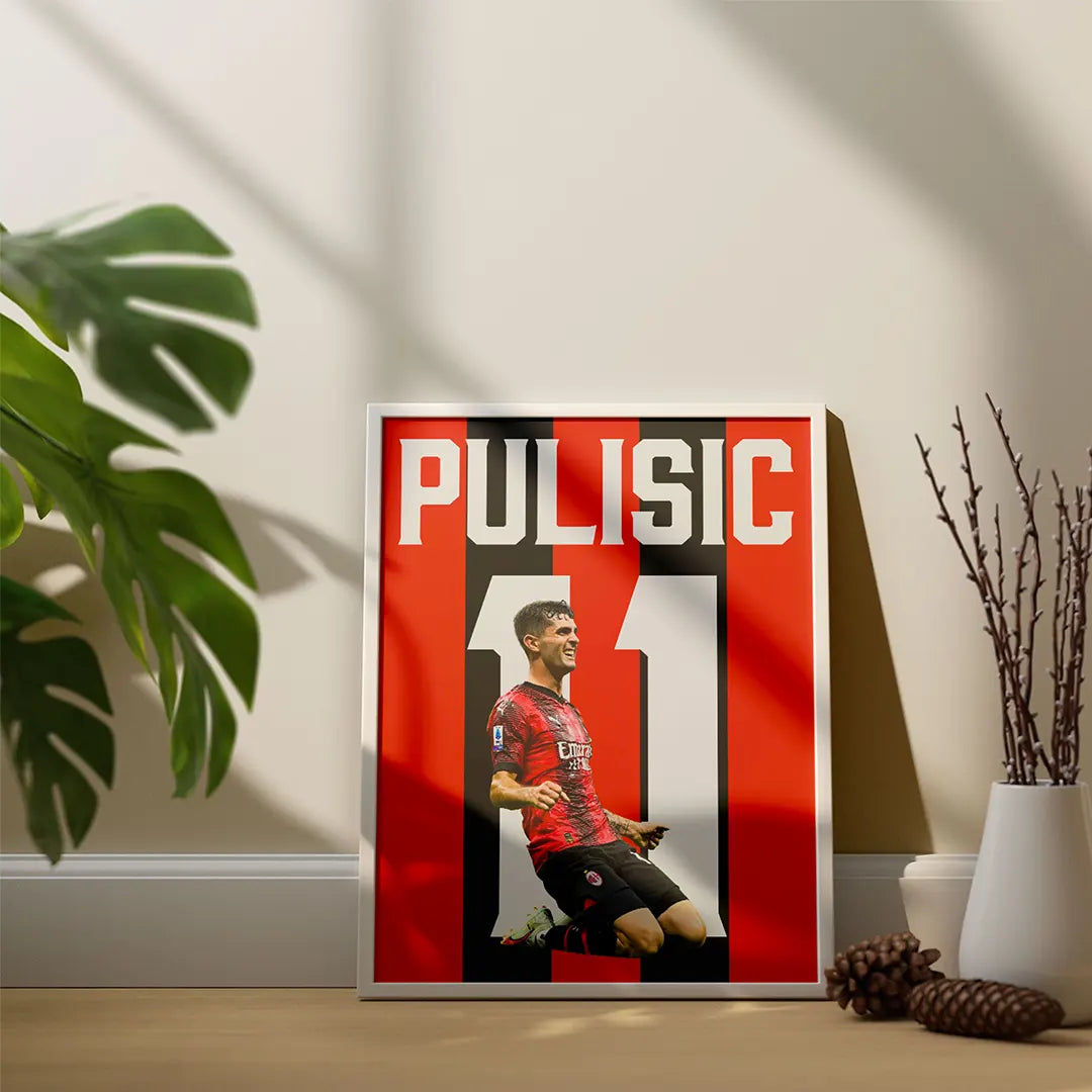 Plakat - Christian Pulisic kunst - admen.dk