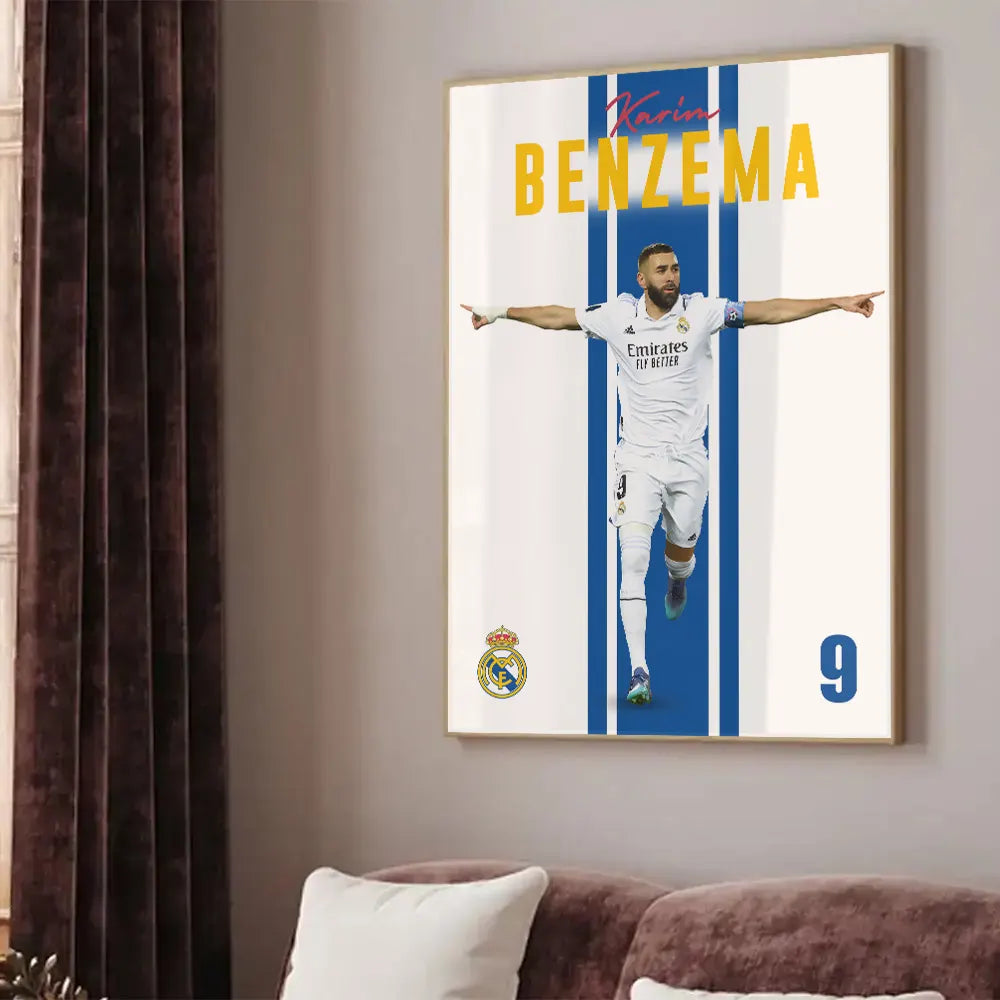 Plakat - Karim Benzema - admen.dk