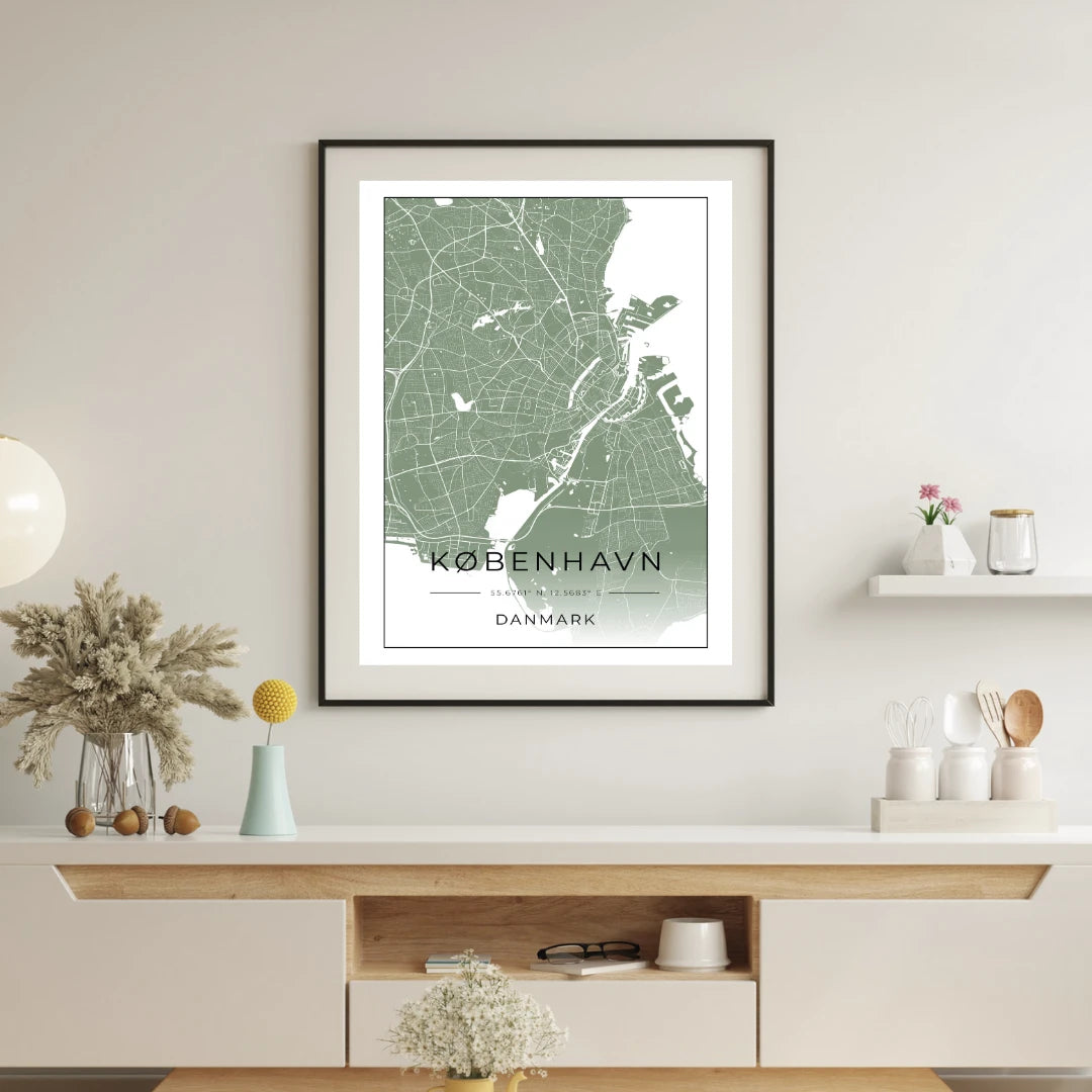 Poster - Copenhagen - green