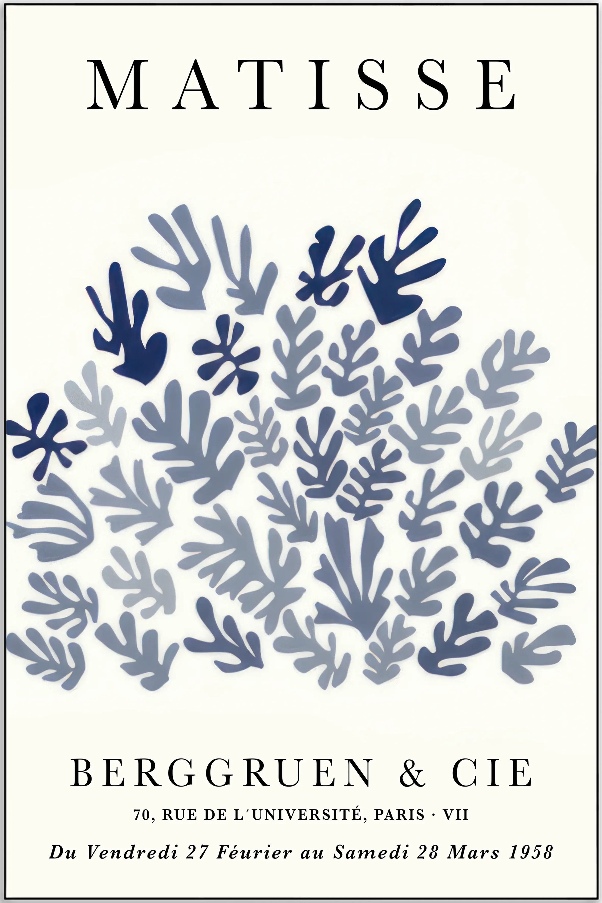 Plakat - Matisse - Du Vendredi 27 kunst - admen.dk