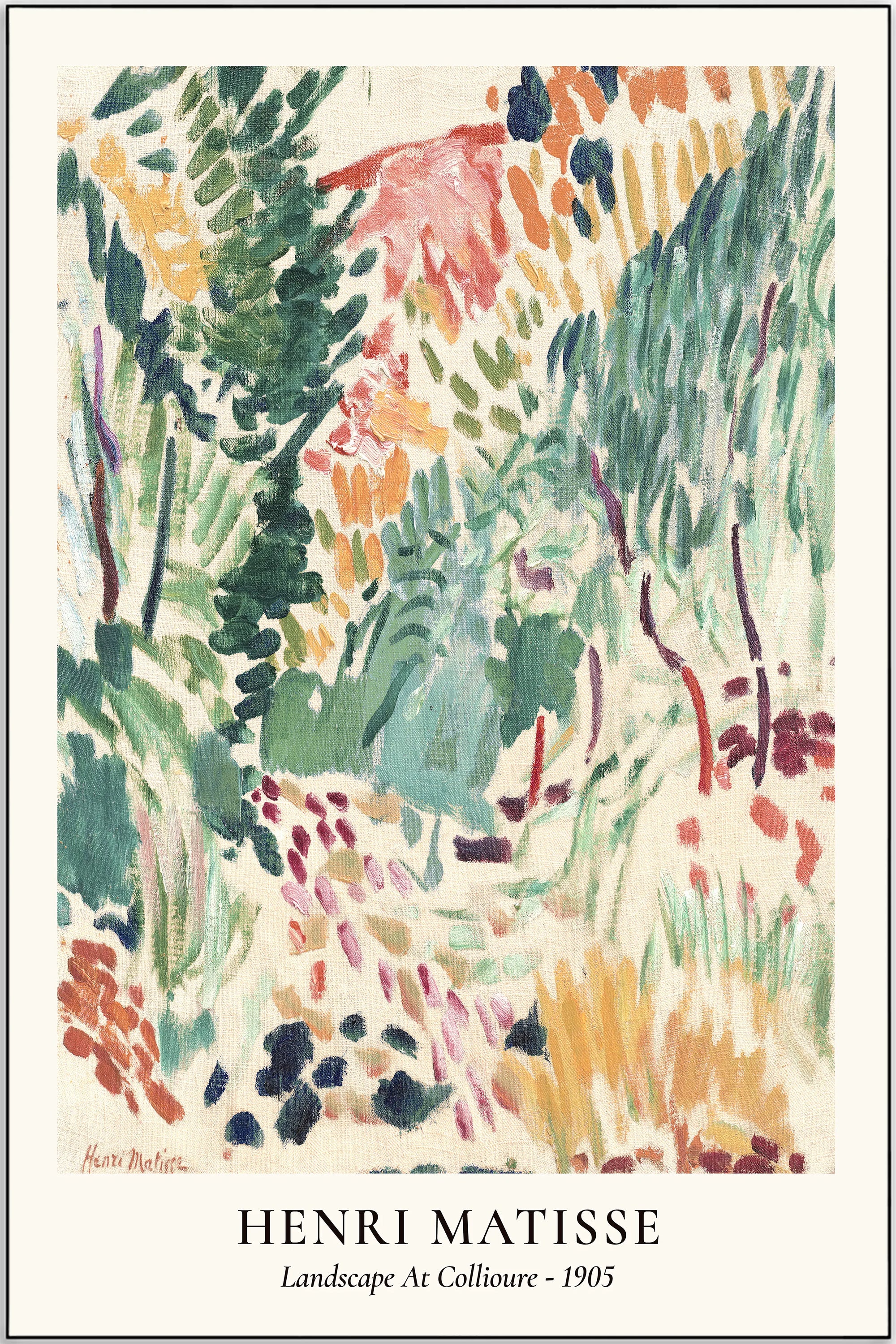 Plakat - Matisse - Landscape beige kunst - admen.dk