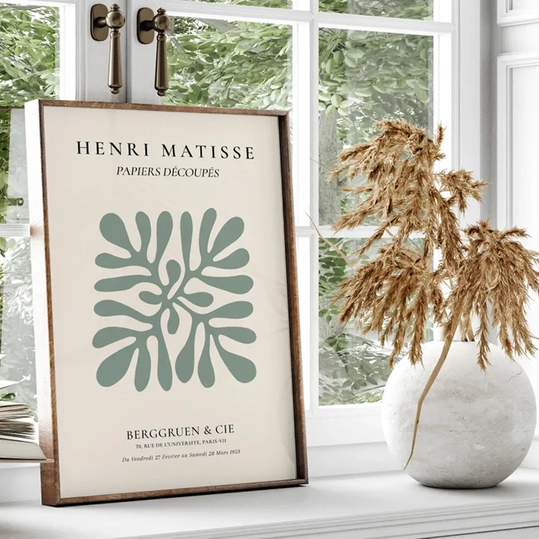 Plakat - Matisse - Papiers Decoupes green - admen.dk
