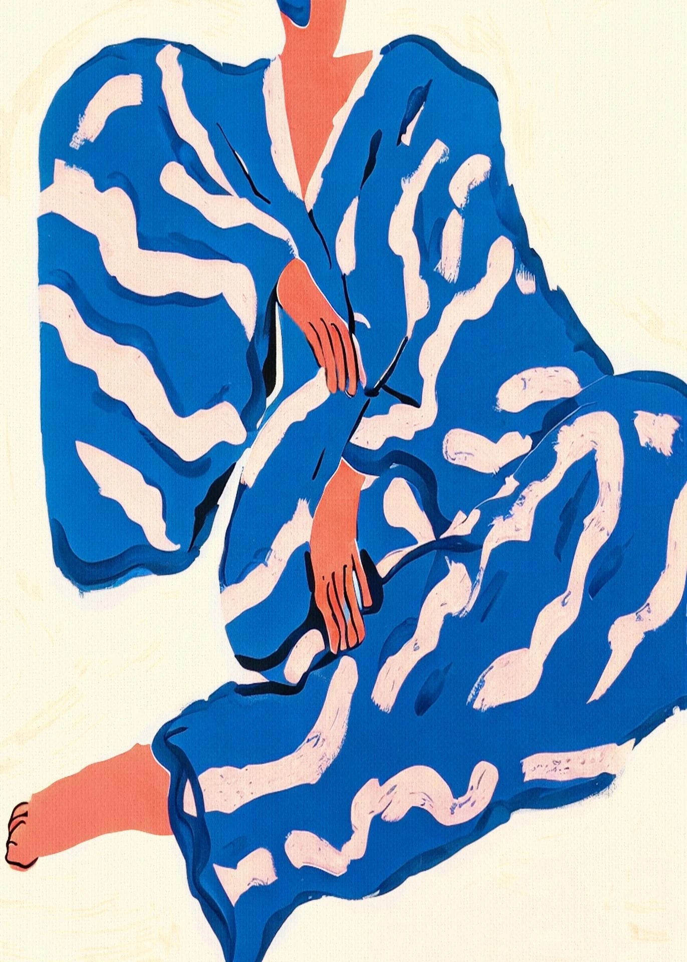 Poster - Portrait Indigoreverie art