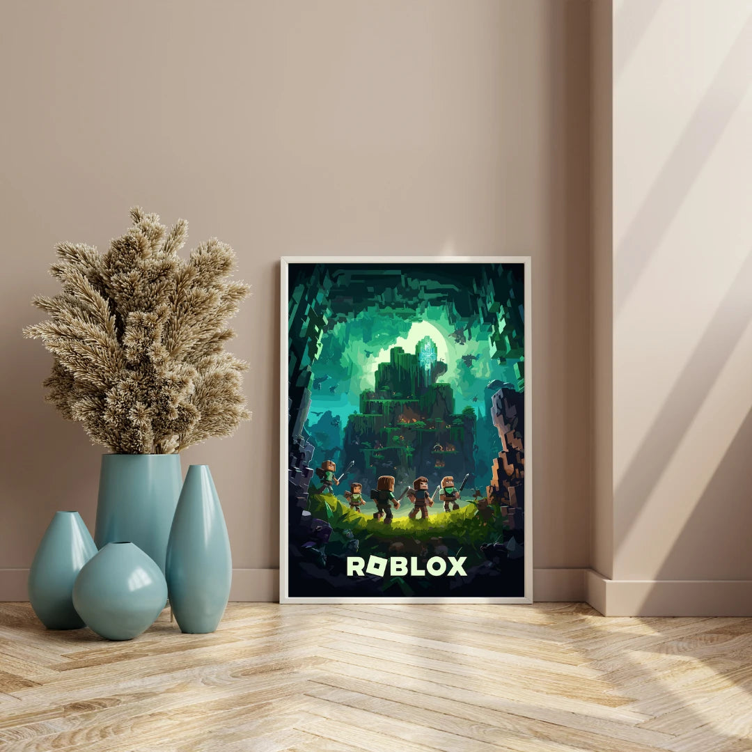 Plakat - Roblox verden - Admen.dk