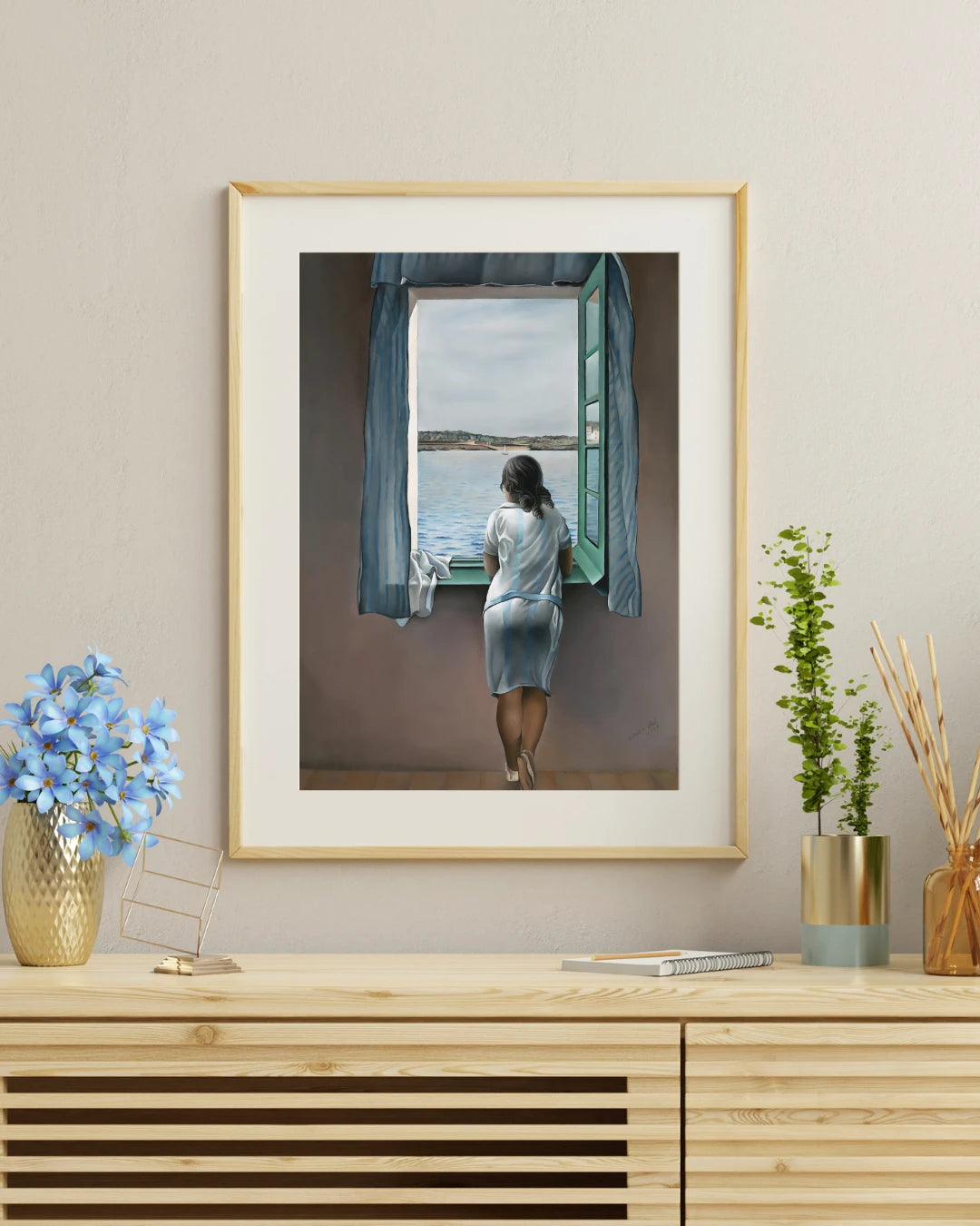 Plakat - Salvador Dalìs - Den ensomme følelse kunst - Admen.dk
