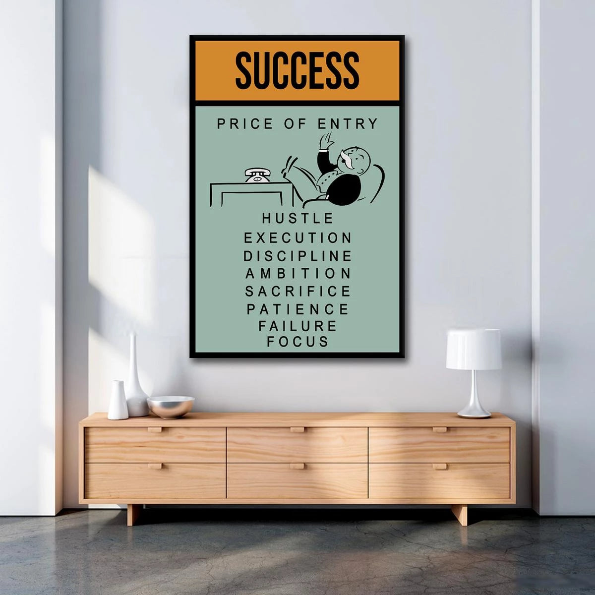 Plakat - Success citat - admen.dk