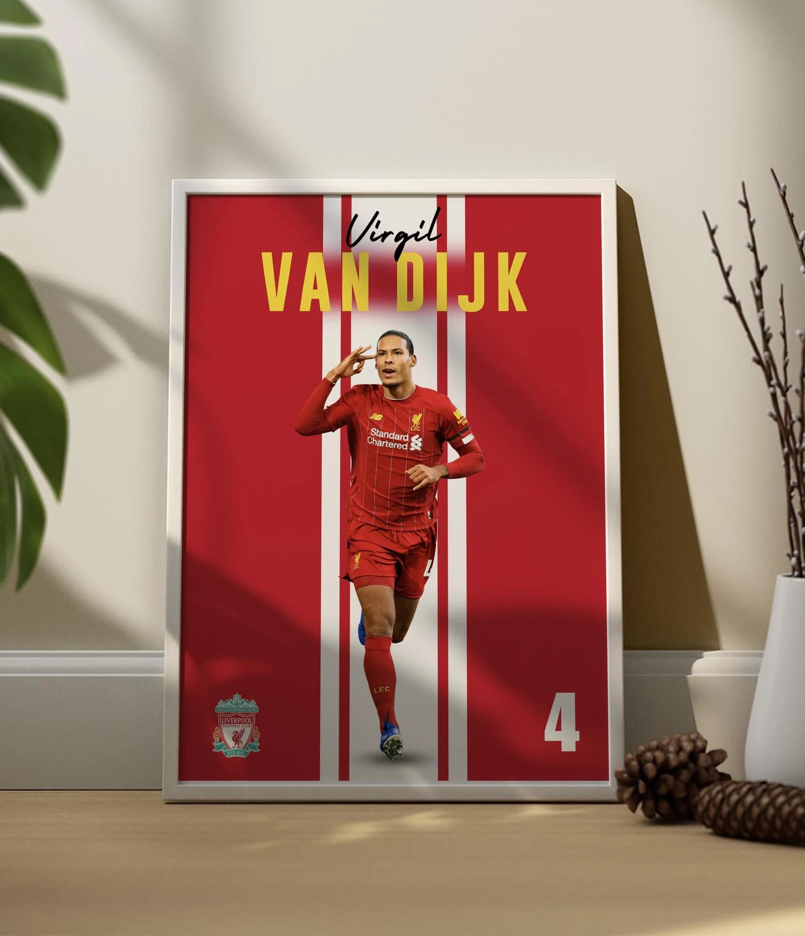Poster - Virgil Van Dijk in victory