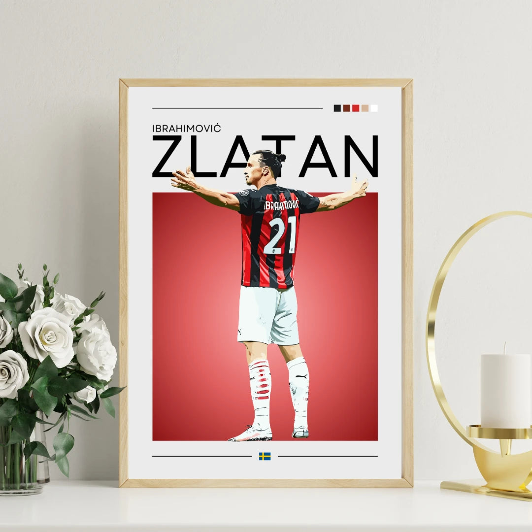 Poster - Zlatan Ibrahimović graphic look