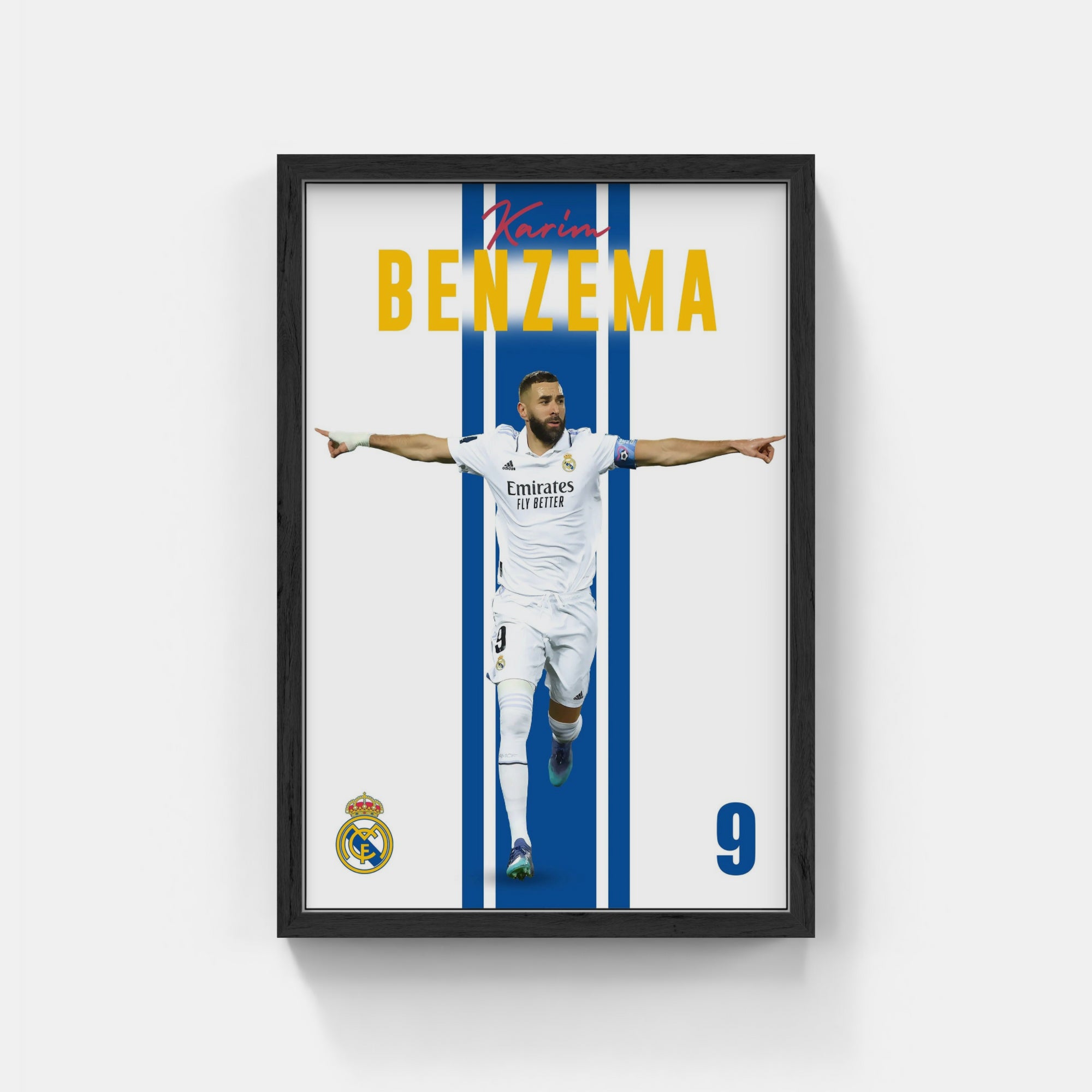 Plakat - Karim Benzema - admen.dk