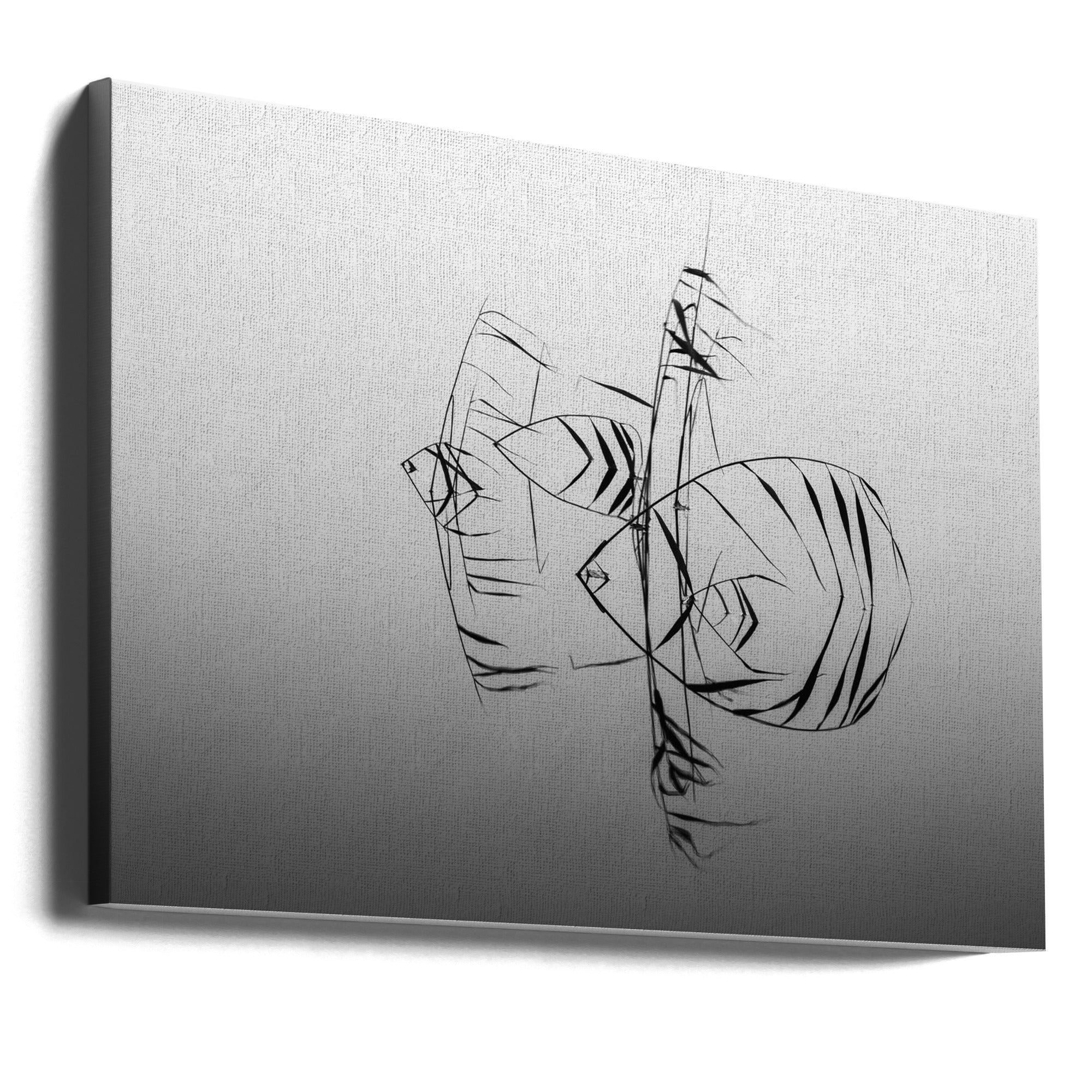 Canvas - Quote &amp; Angelfishes - Admen.dk