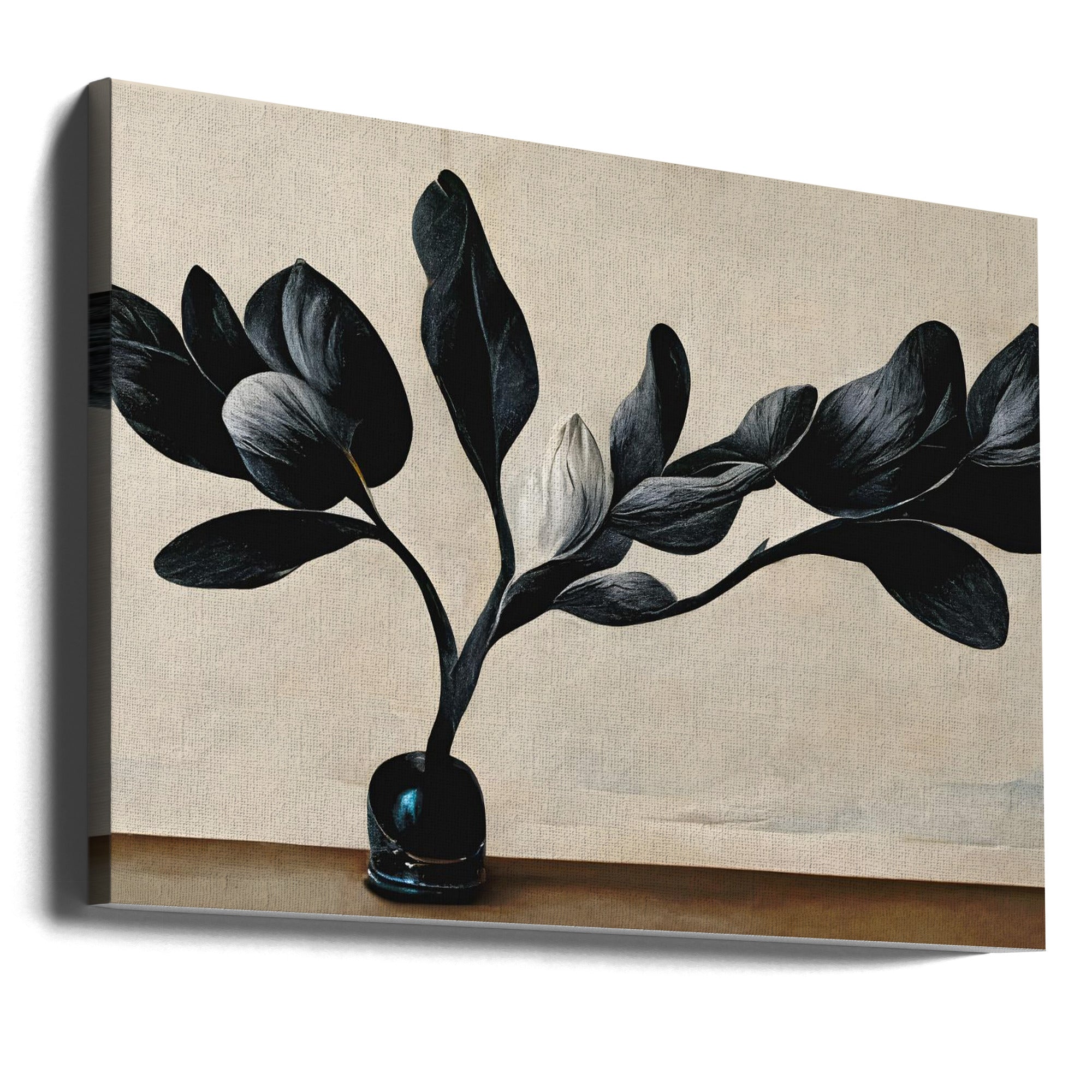 Canvas - Black Magnolia - Admen.dk