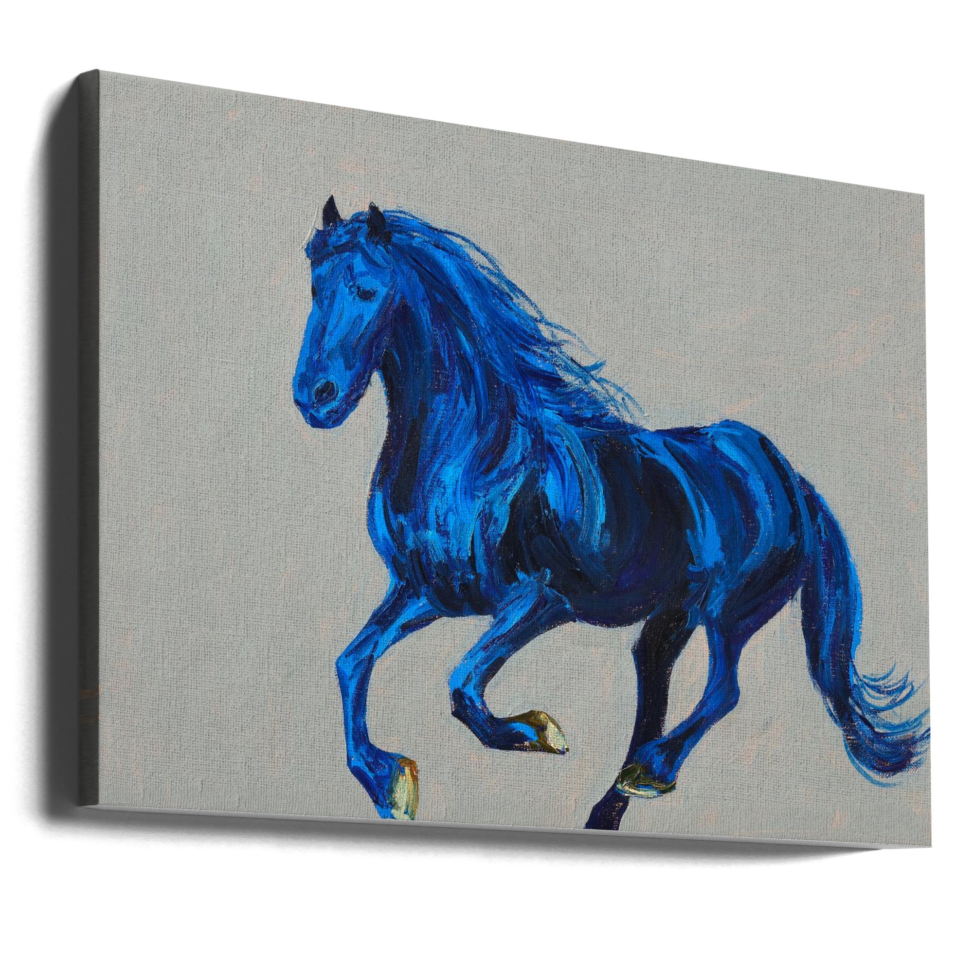 Canvas - A Blue Horse - Admen.dk