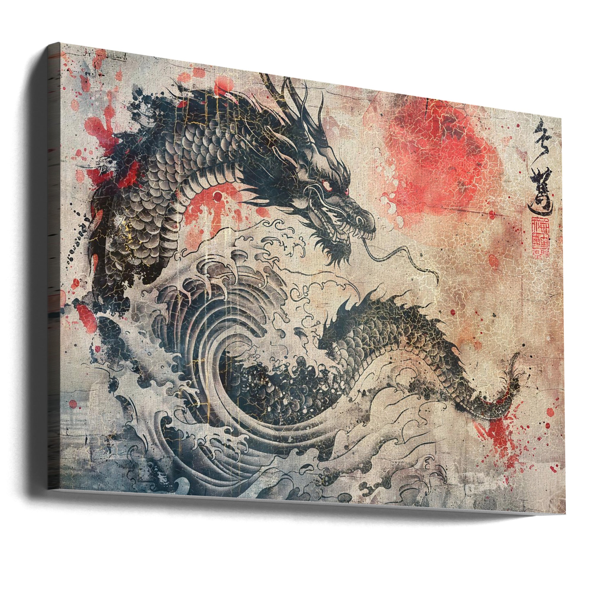 Canvas - Japan Ink Art Illustration
