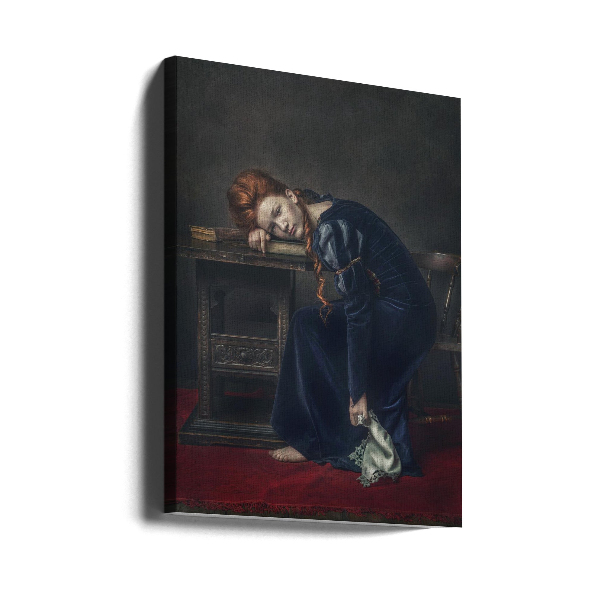 Canvas - Zuzanna and books