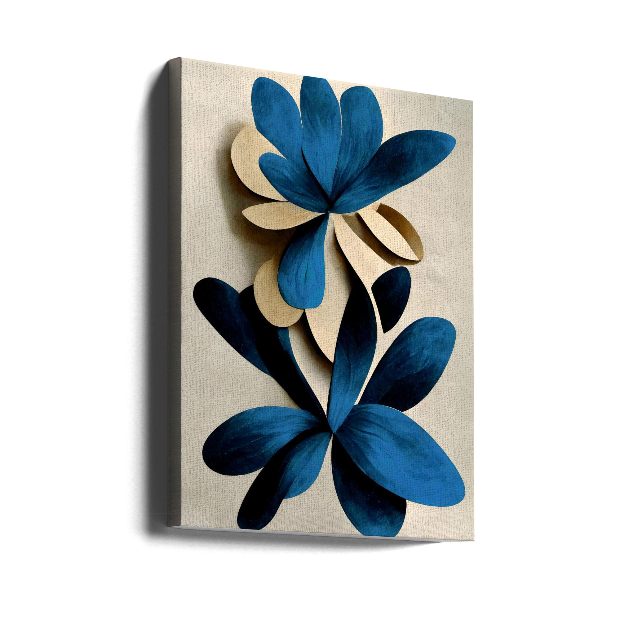 Canvas - Blue Nymphaea - Admen.dk