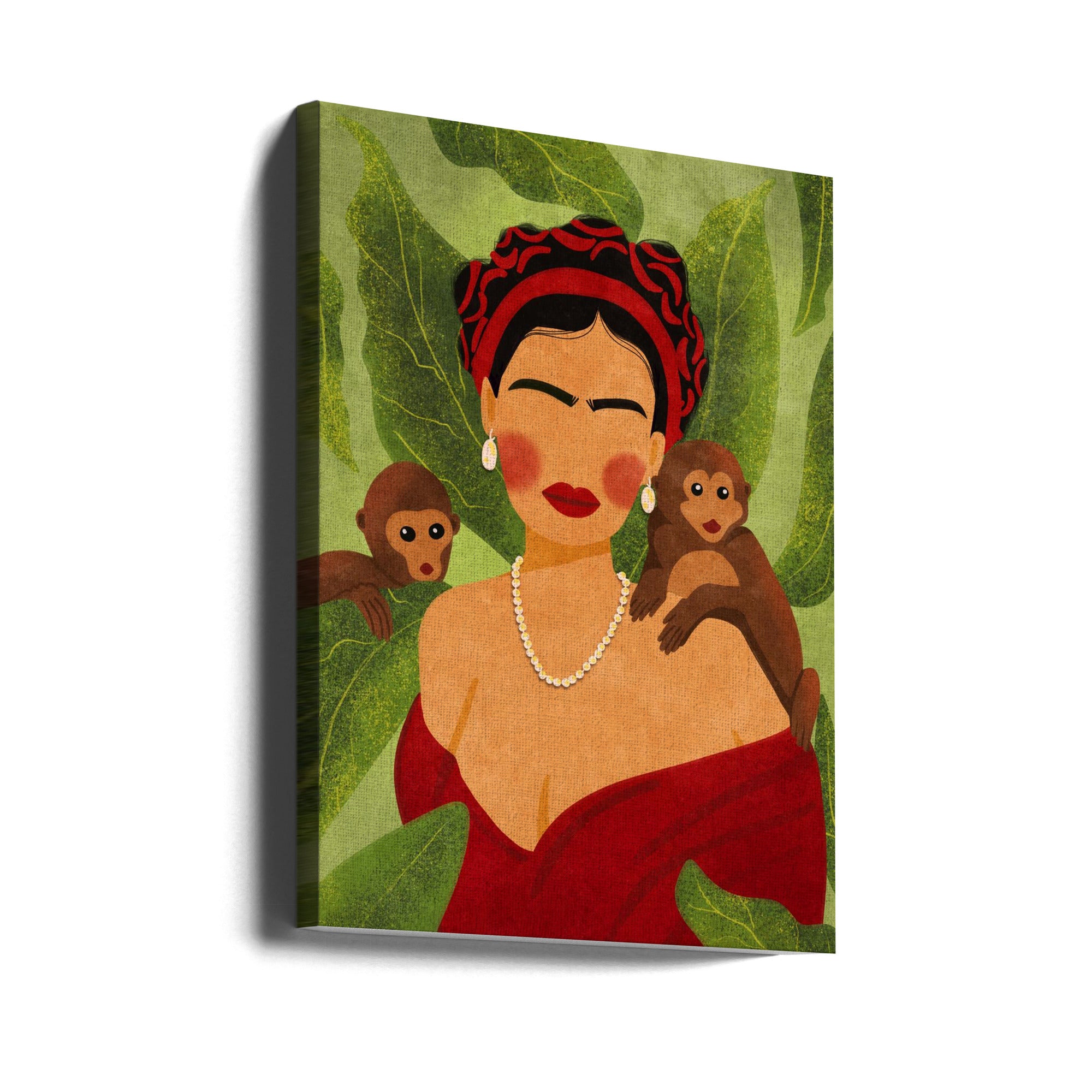 Canvas - Frida and Monkeys - Admen.dk