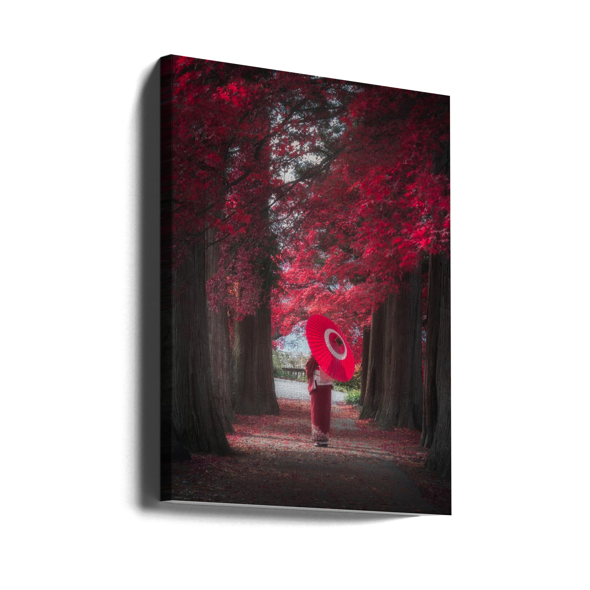 Canvas - Kimono in red - Admen.dk