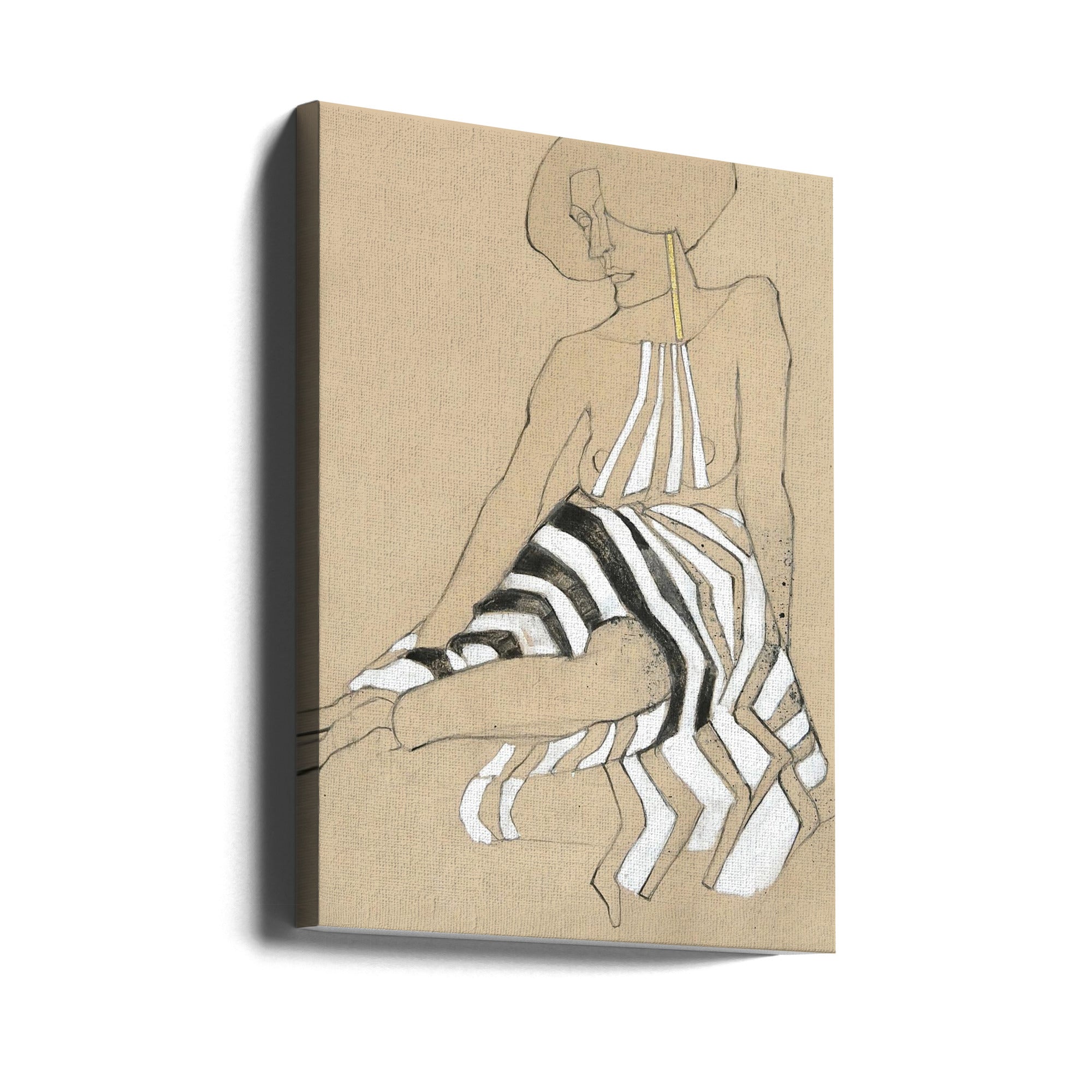 Canvas - Nude Art Nouveau - Admen.dk