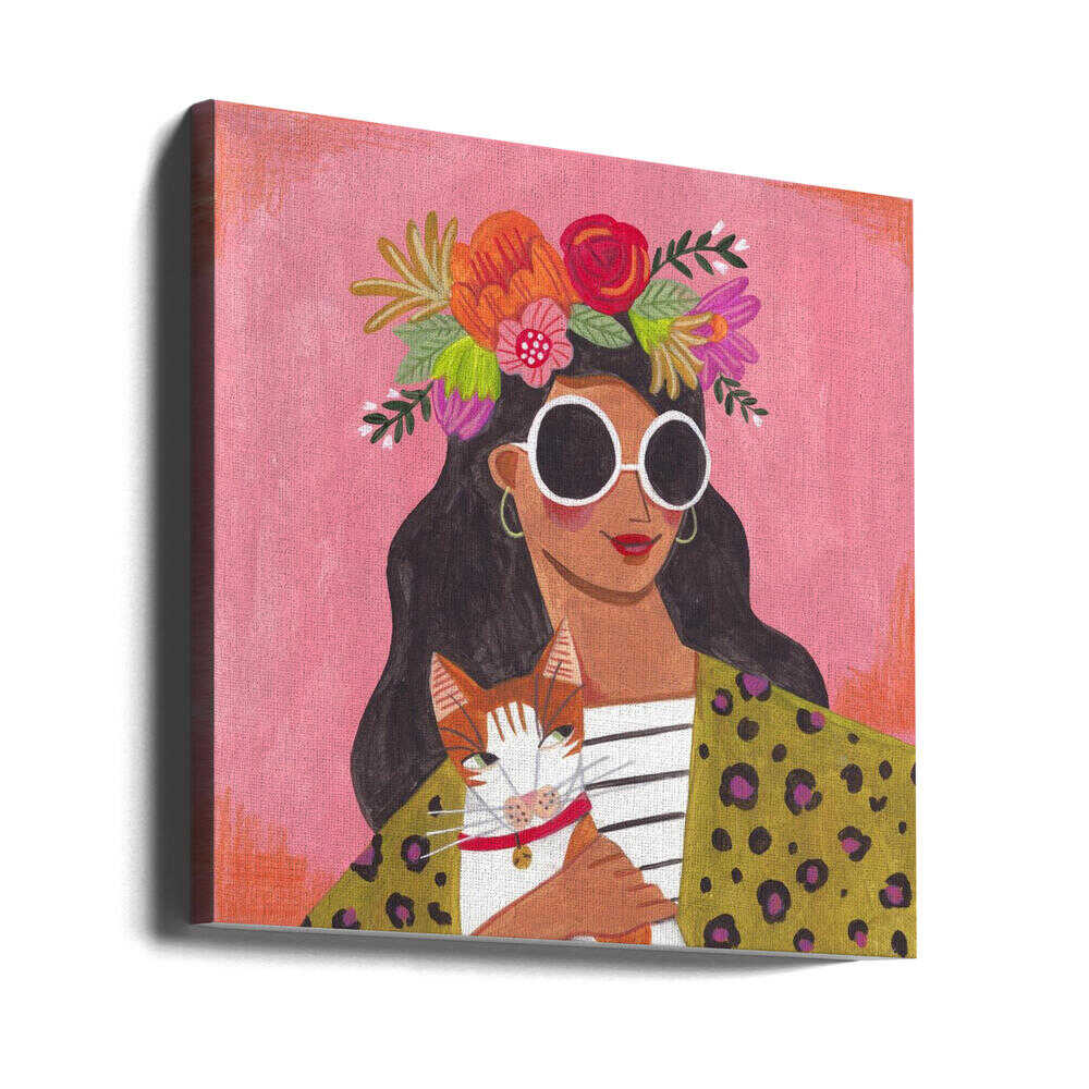 Canvas - Cat lady