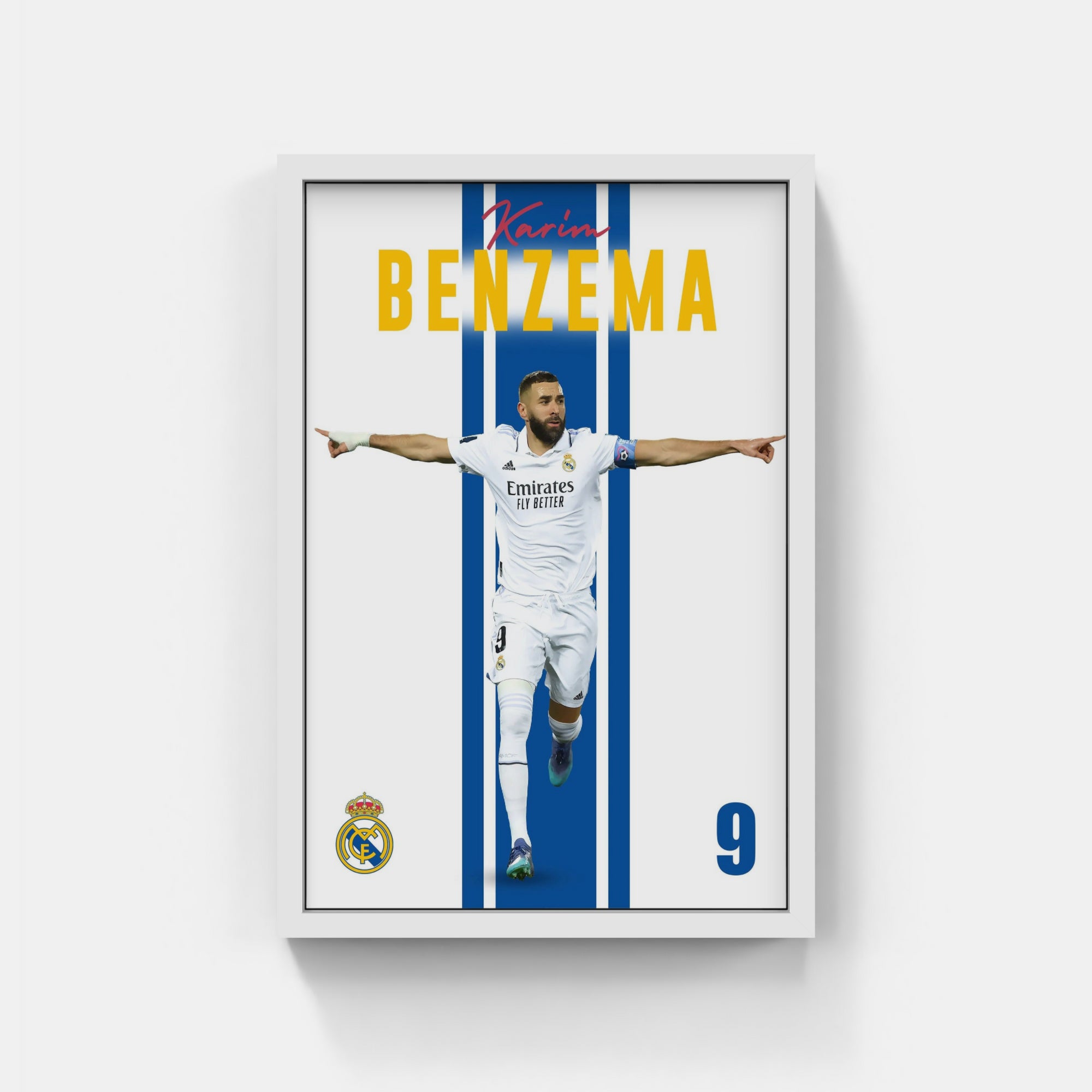 Plakat - Karim Benzema - admen.dk